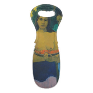 Paul Gauguin - Two Tahitian Women Wine Bag