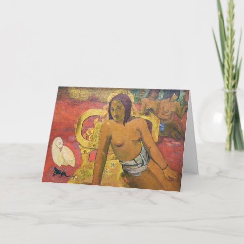 Paul Gauguin _ Vairumati Card