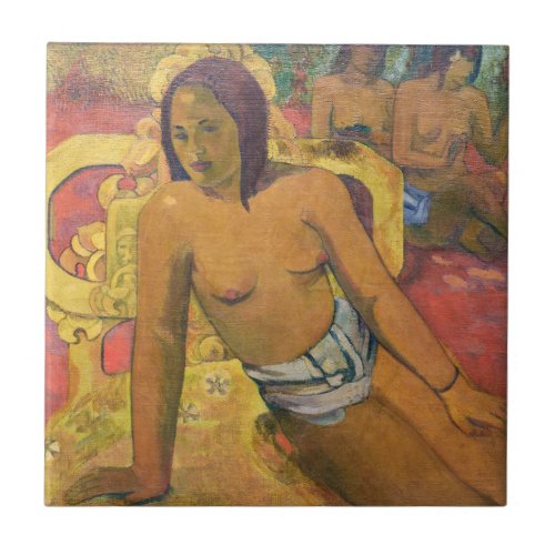 Paul Gauguin _ Vairumati Ceramic Tile