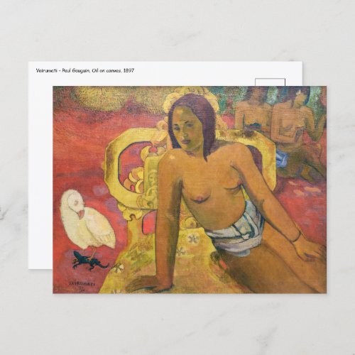 Paul Gauguin _ Vairumati Postcard