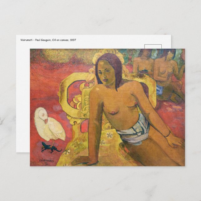 Paul Gauguin - Vairumati Postcard (Front/Back)
