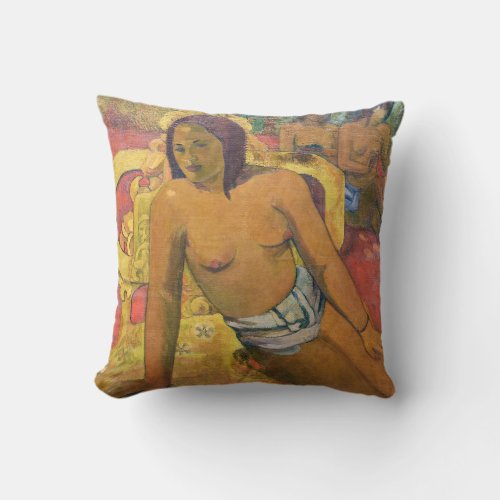 Paul Gauguin _ Vairumati Throw Pillow