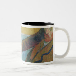 Paul Gauguin   Van Gogh painting Sunflowers, 1888 Two-Tone Coffee Mug
