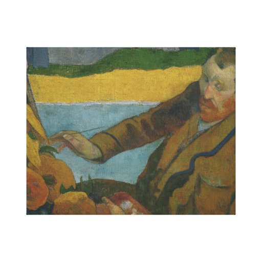 Paul Gauguin -Vincent van Gogh Painting Sunflowers Canvas Print | Zazzle