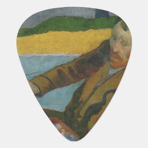 Paul Gauguin Vincent van Gogh painting sunflowers  Guitar Pick