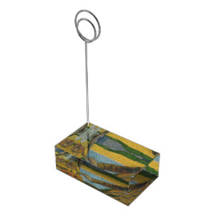 Paul Gauguin Vincent van Gogh painting sunflowers  Place Card Holder