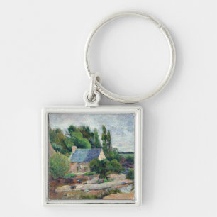 Paul Gauguin Washerwomen at Pont-Aven, 1886 Keychain