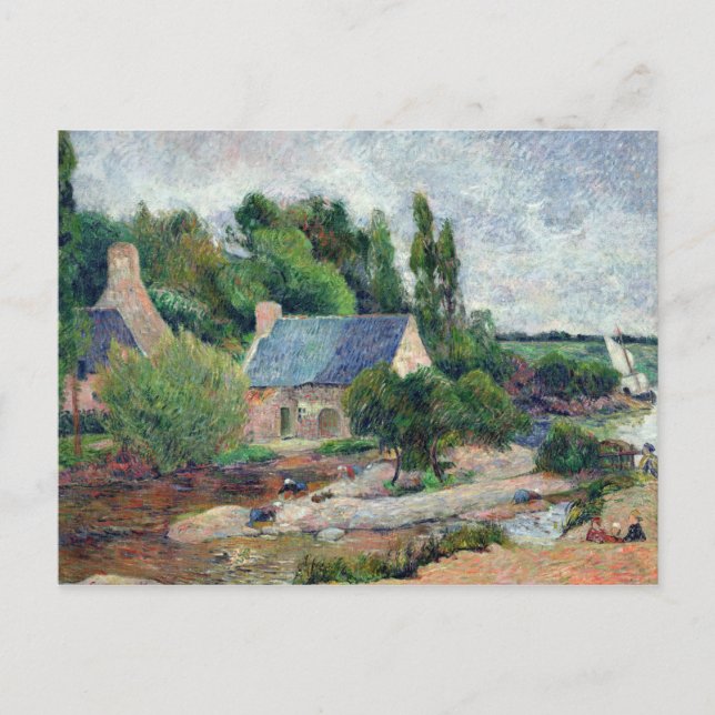 Paul Gauguin | Washerwomen at Pont-Aven, 1886 Postcard (Front)