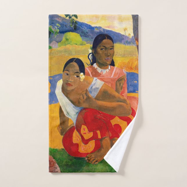 Paul Gauguin - When Will You Marry? Bath Towel Set (Hand Towel)