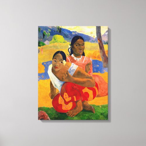 Paul Gauguin _ When Will You Marry Canvas Print
