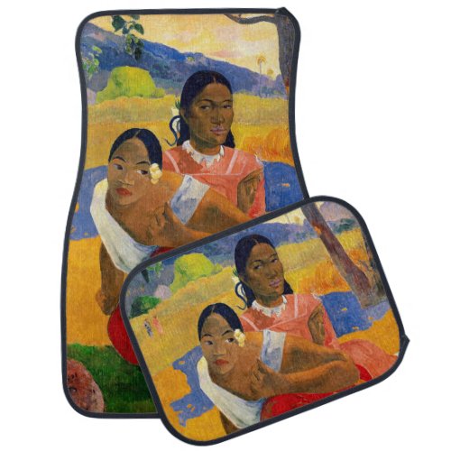 Paul Gauguin _ When Will You Marry Car Floor Mat