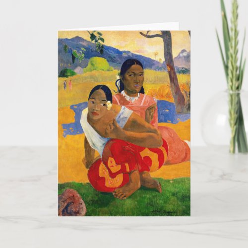 Paul Gauguin _ When Will You Marry Card