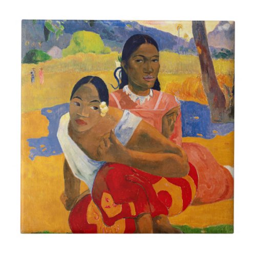 Paul Gauguin _ When Will You Marry Ceramic Tile