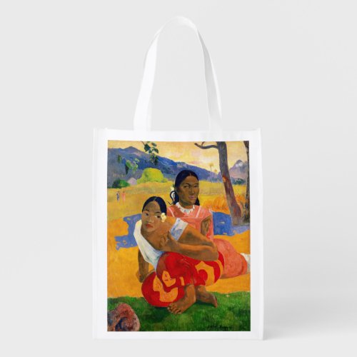 Paul Gauguin _ When Will You Marry Grocery Bag