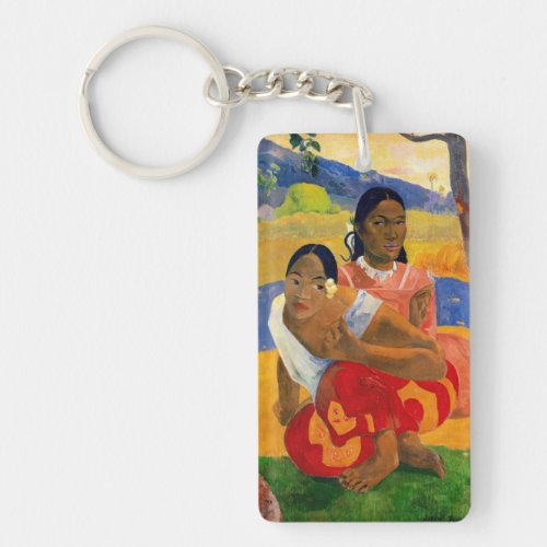 Paul Gauguin _ When Will You Marry Keychain