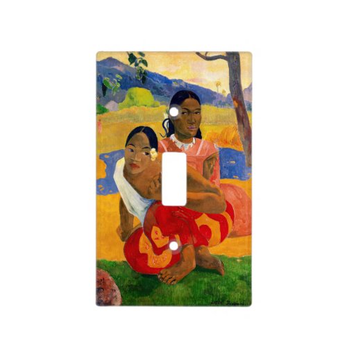Paul Gauguin _ When Will You Marry Light Switch Cover