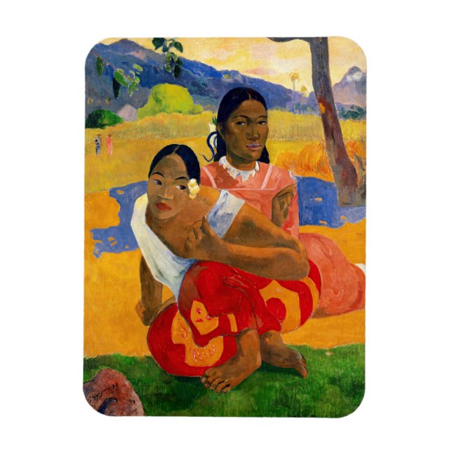 Paul Gauguin - When Will You Marry? Magnet (Vertical)