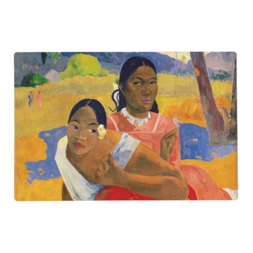 Paul Gauguin _ When Will You Marry Placemat
