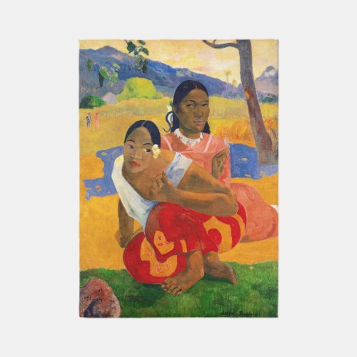 Paul Gauguin _ When Will You Marry Rug