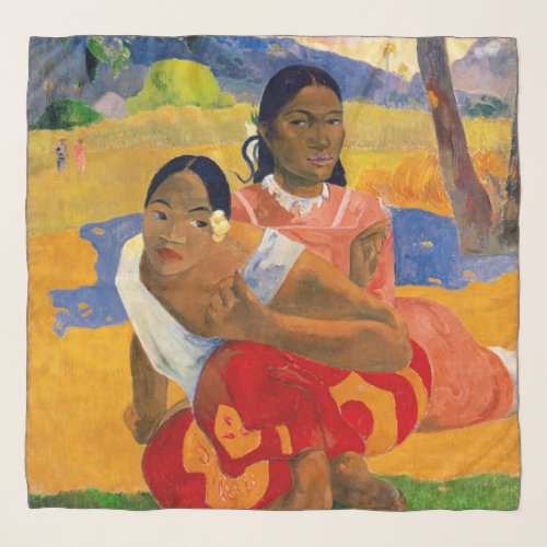Paul Gauguin _ When Will You Marry Scarf