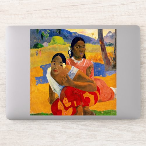 Paul Gauguin _ When Will You Marry Sticker