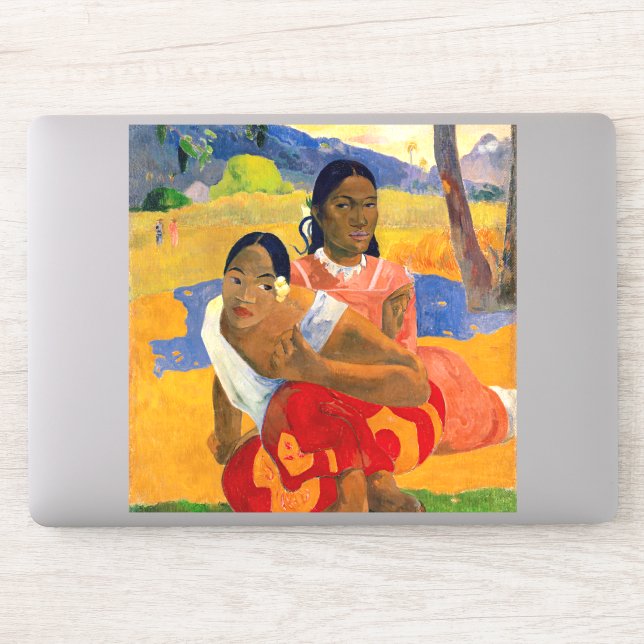 Paul Gauguin - When Will You Marry? Sticker (Computer)