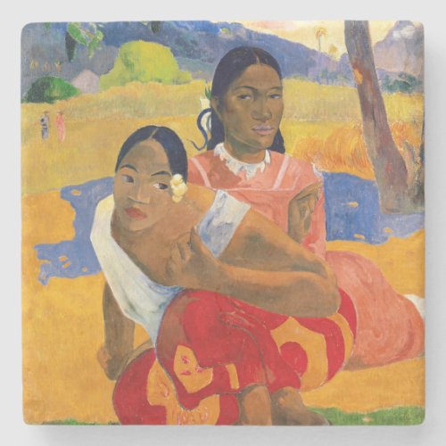 Paul Gauguin _ When Will You Marry Stone Coaster