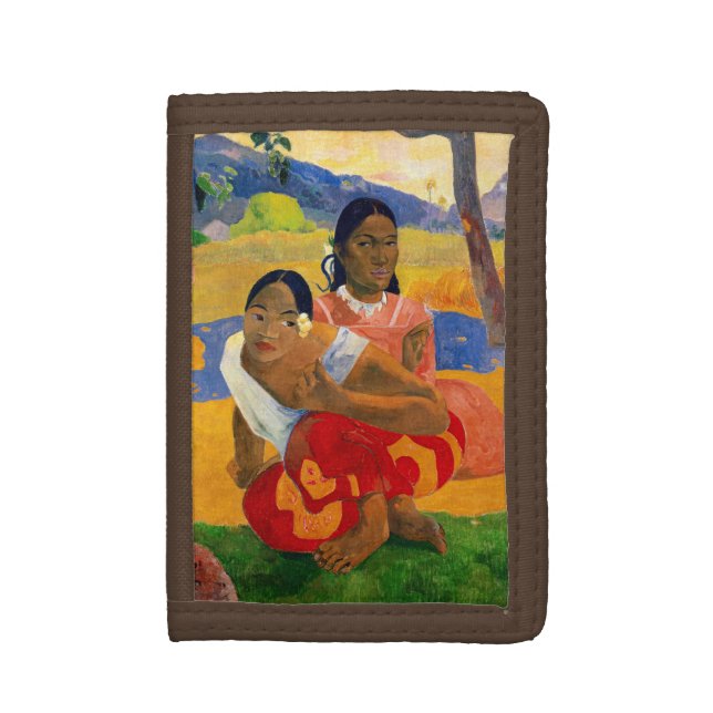 Paul Gauguin - When Will You Marry? Trifold Wallet (Front Vertical)