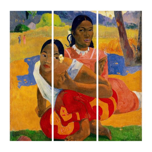 Paul Gauguin _ When Will You Marry Triptych