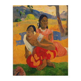 Paul Gauguin - When Will You Marry? Wood Wall Art