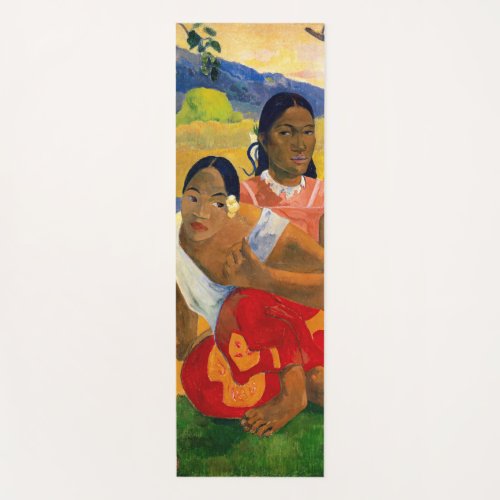 Paul Gauguin _ When Will You Marry Yoga Mat