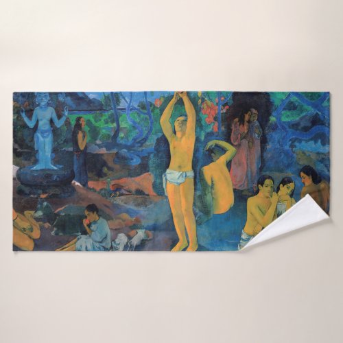 Paul Gauguin _ Where Do We Come From Bath Towel Set