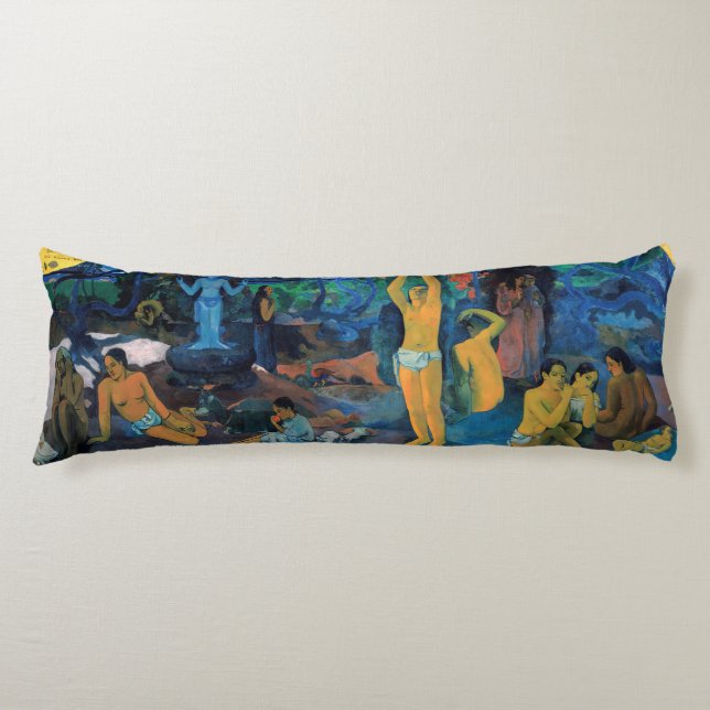 Paul Gauguin - Where Do We Come From? Body Pillow (Front)