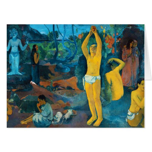 Paul Gauguin Where Do We Come From Card