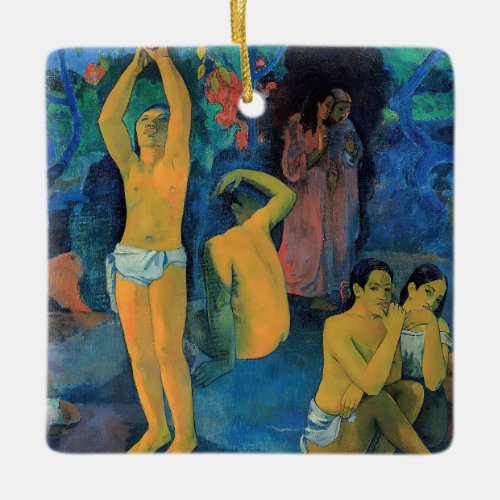 Paul Gauguin _ Where Do We Come From Ceramic Ornament