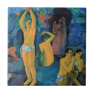 Paul Gauguin - Where Do We Come From? Ceramic Tile