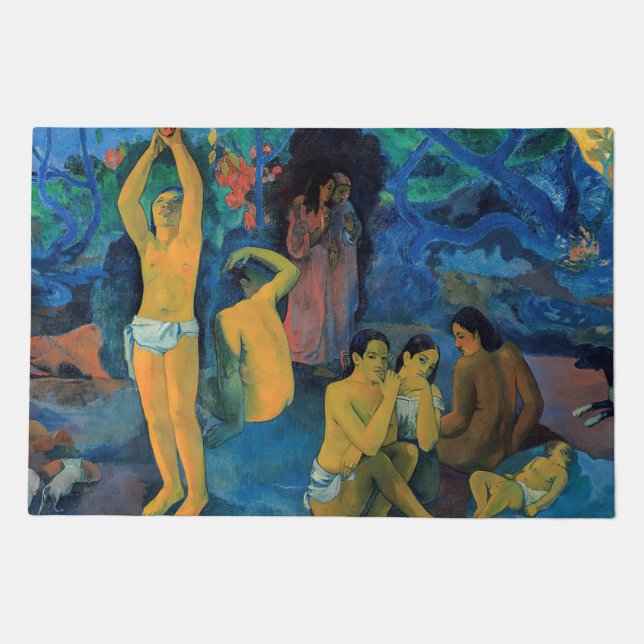 Paul Gauguin - Where Do We Come From? Doormat (Front)