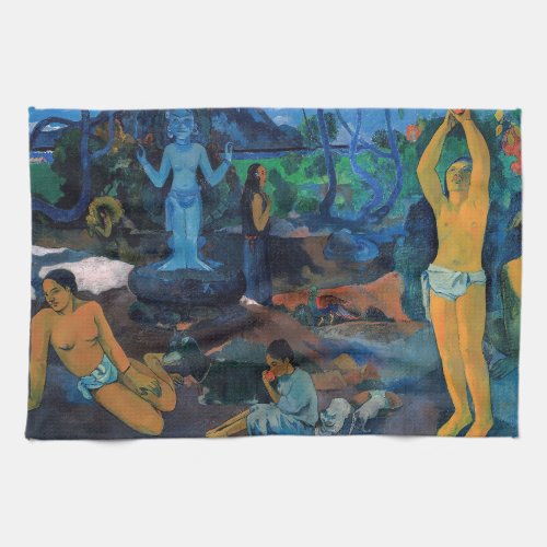 Paul Gauguin _ Where Do We Come From Kitchen Towel