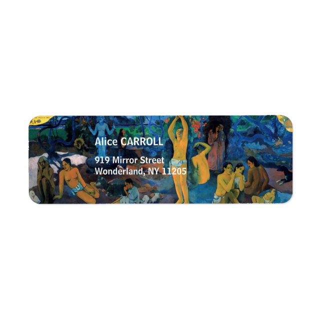 Paul Gauguin - Where Do We Come From? Label (Front)