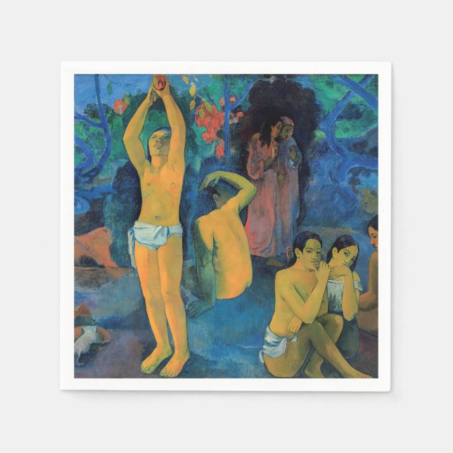 Paul Gauguin - Where Do We Come From? Napkins (Front)