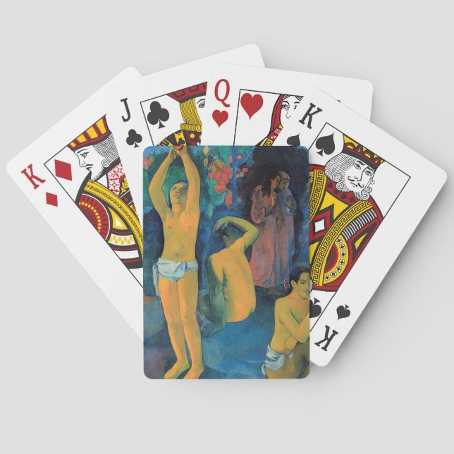 Paul Gauguin - Where Do We Come From? Poker Cards (Back)