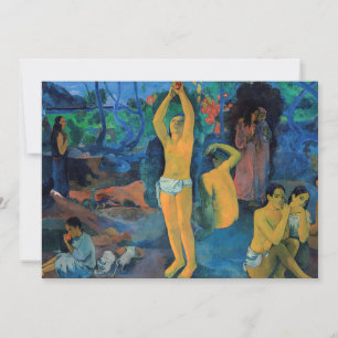 Paul Gauguin - Where Do We Come From? Thank You Card