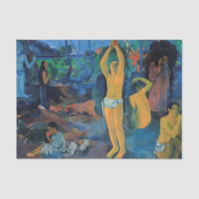 Paul Gauguin - Where Do We Come From? Tissue Paper (Front)