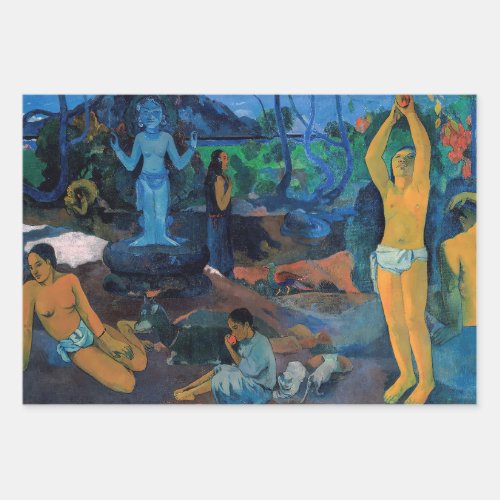 Paul Gauguin _ Where Do We Come From Wrapping Paper Sheets