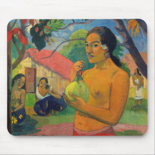 Paul Gauguin - Woman Holding a Fruit Mouse Pad