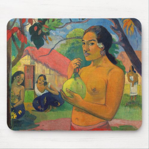 Paul Gauguin _ Woman Holding a Fruit Mouse Pad