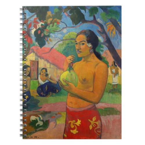 Paul Gauguin _ Woman Holding a Fruit Notebook