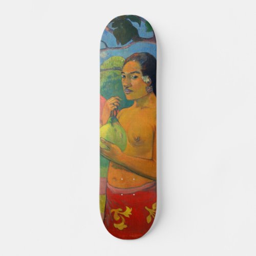 Paul Gauguin _ Woman Holding a Fruit Skateboard
