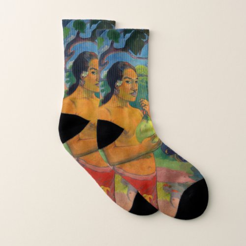 Paul Gauguin _ Woman Holding a Fruit Socks