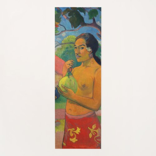 Paul Gauguin _ Woman Holding a Fruit Yoga Mat